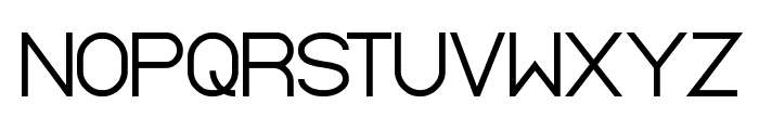 Standard International Font UPPERCASE