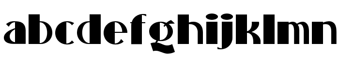 Standing Room Only NF Font LOWERCASE