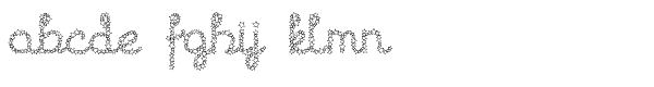 Star Cursive Shine Font LOWERCASE