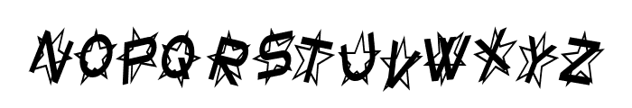 Star Dust Condensed Italic Font LOWERCASE