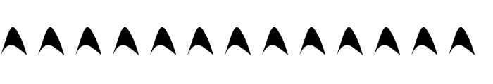 Star-Signs Font LOWERCASE