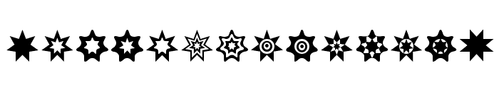 Star Things 2 Font LOWERCASE