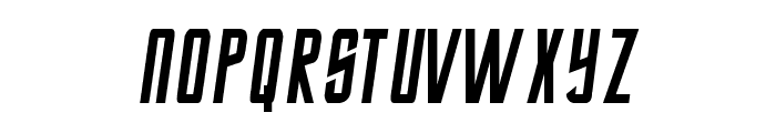 StarTrek Enterprise-Italic Font LOWERCASE