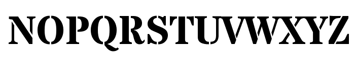 Stardos Stencil Bold Font UPPERCASE