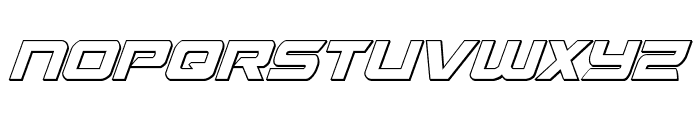 Starduster 3D Italic Font UPPERCASE