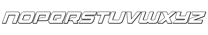 Starduster 3D Italic Font LOWERCASE