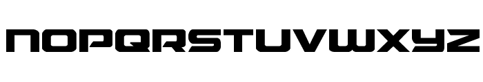 Starduster Expanded Font LOWERCASE