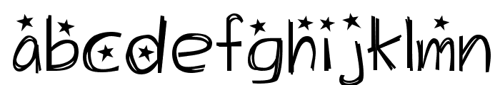 Starry Night Font LOWERCASE