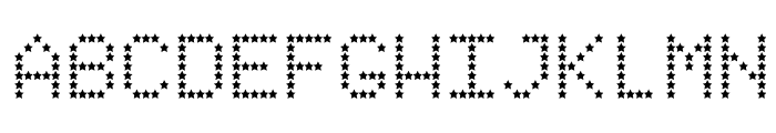 StarryType Font UPPERCASE
