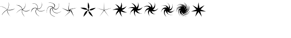 Stars NSpirals EF-Regular Font UPPERCASE