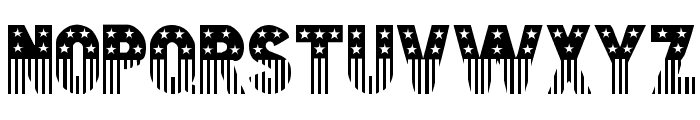 Stars & Stripes Font UPPERCASE
