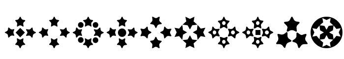 Stars for 3D FX Font OTHER CHARS