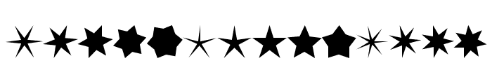 Stars no Stripes Font UPPERCASE