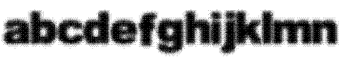 Static Buzz Font LOWERCASE
