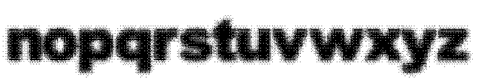 Static Buzz Font LOWERCASE