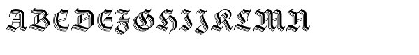 Staufer Gotisch Font UPPERCASE