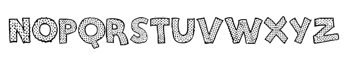 Stefanie Dots Bold Font UPPERCASE