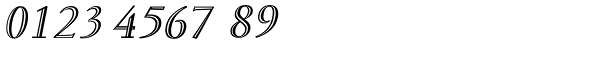 Steinburg Modern Inline Bold Oblique Font OTHER CHARS