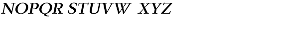 Steinburg Modern Small Caps Oblique Font LOWERCASE
