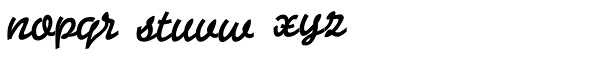Stempel Elan Std Bold Font LOWERCASE