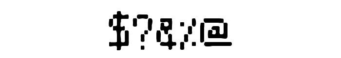 Stencil 8bit Medium Font OTHER CHARS