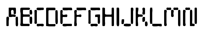 Stencil 8bit Medium Font UPPERCASE