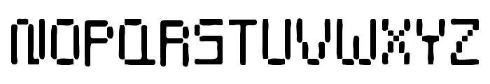 Stencil 8bit Medium Font UPPERCASE