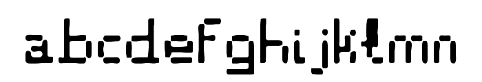 Stencil 8bit Medium Font LOWERCASE