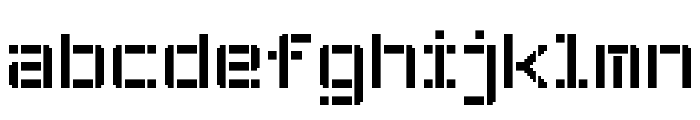 Stencil Pixel-7 Font LOWERCASE