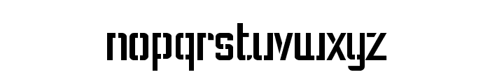 StencilIntellectaLimitedSet Font LOWERCASE