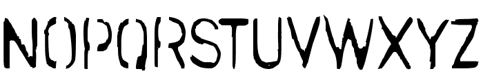 Stencilcase Bold Font LOWERCASE