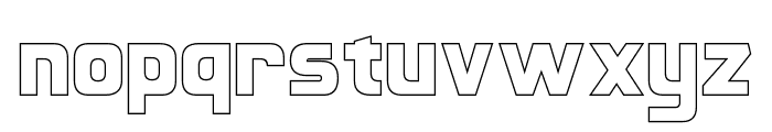 Sternbach Outline Font LOWERCASE