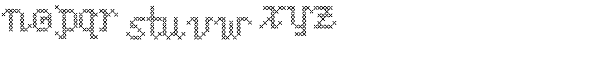 Stich-Me Font LOWERCASE