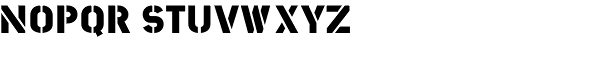 Stockroom JNL-Regular Font UPPERCASE