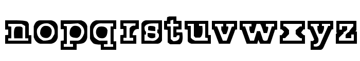 Stocky Font LOWERCASE