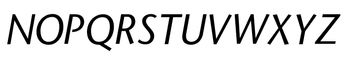 StoneSans Italic Font UPPERCASE