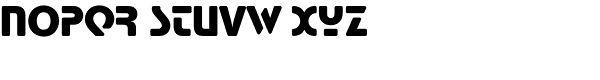 Stop Rounded Font LOWERCASE
