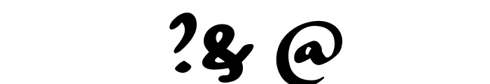Strangeways Sample Bold Font OTHER CHARS