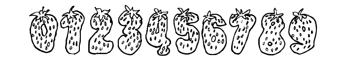 Strawberry Regular Font OTHER CHARS
