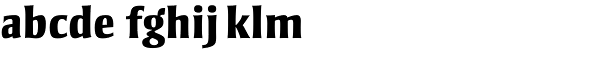 Strayhorn MTStd-Extra Bold Font LOWERCASE