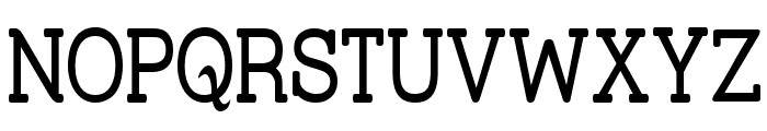 Street Slab - Narrow Font UPPERCASE