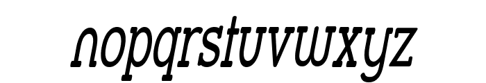 Street Slab - Super Narrow Italic Font LOWERCASE