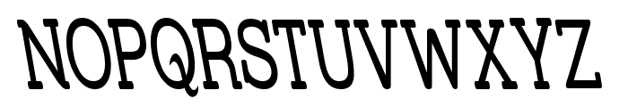 Street Slab - Super Narrow Rev Font UPPERCASE