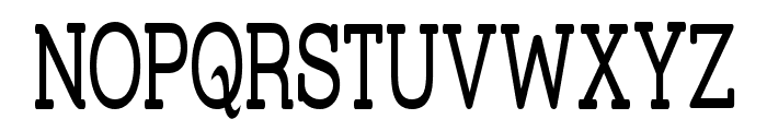 Street Slab - Super Narrow Font UPPERCASE