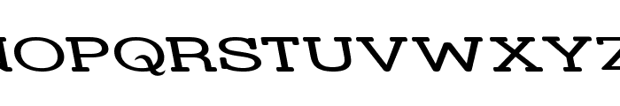 Street Slab - Super Wide Rev Font UPPERCASE
