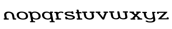 Street Slab - Super Wide Rev Font LOWERCASE