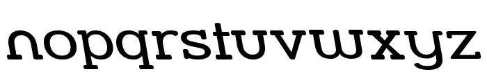 Street Slab - Wide Rev Font LOWERCASE