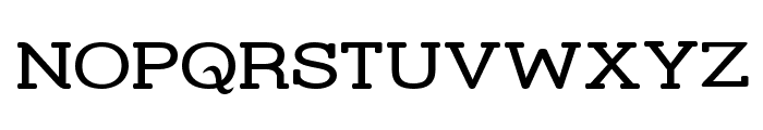 Street Slab - Wide Font UPPERCASE