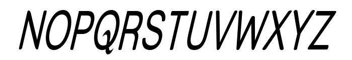 Street - Thin Italic Font UPPERCASE