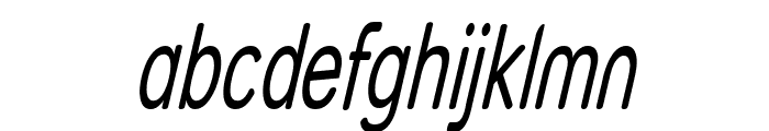 Street - Thin Italic Font LOWERCASE